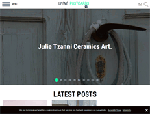 Tablet Screenshot of living-postcards.com
